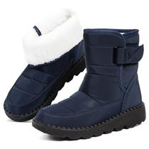 Botas de neve Nxdxqsn impermeáveis, forradas de pelúcia, quentes, femininas Botas de neve Nxdxqsn impermeáveis, forradas de pelúcia, quentes, femininas