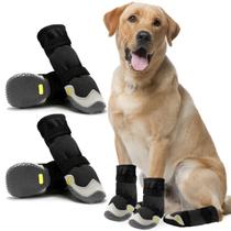 Botas de neve para cães MUSIMC antiderrapantes impermeáveis para pequenas e médias