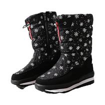 Botas De Neve Unissex Impermeáveis Com Forro De Lã Antiderrapantes Para Outono/Inverno, Sapatos De Botas De Neve Unissex Impermeáveis Com Forro De Lã Antiderrapantes Para Outono/Inverno, Sapatos De