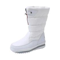 Botas De Neve Unissex Impermeáveis Com Forro De Lã Antiderrapantes Para Outono/Inverno, Sapatos De
