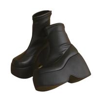 Botas De Plataforma Chunky Estilo Gótico Sexy E Elegante Tamanho Grande 43 Confortáveis Para Botas De Plataforma Chunky Estilo Gótico Sexy E Elegante Tamanho Grande 43 Confortáveis Para