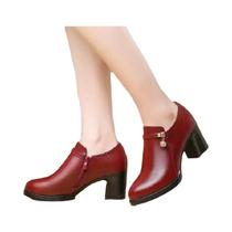 Botas De Salto Alto Em material sintético Preto Para Mulheres, Clássicas Com Bico Redondo, Calçados De Botas De Salto Alto Em material sintético Preto Para Mulheres, Clássicas Com Bico Redondo, Calçados De