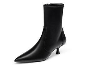 Botas de tornozelo femininas Coutgo, de salto baixo, de salto baixo, pretas, tamanho 6 Botas de tornozelo femininas Coutgo, de salto baixo, de salto baixo, pretas, tamanho 6