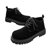 Botas De Tornozelo Masculinas De Bico Largo, Luxuosas, Casuais, De Couro, Com Cadarço, Para Botas De Tornozelo Masculinas De Bico Largo, Luxuosas, Casuais, De Couro, Com Cadarço, Para