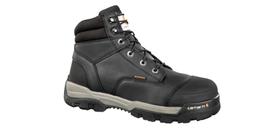 Botas de trabalho Carhartt Ground Force 6 impermeáveis para homens pretas