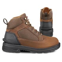 Botas de trabalho Carhartt Ironwood impermeáveis para homens de 6 polegadas marrons