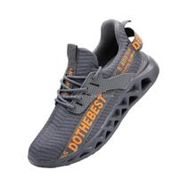 Botas De Trabalho De Segurança Leves E Respiráveis Com Biqueira De Aço Anti-furo Para Homens E Botas De Trabalho De Segurança Leves E Respiráveis Com Biqueira De Aço Anti-furo Para Homens E