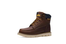 Botas de trabalho DEWALT Syracuse para homens, bico macio, couro marrom