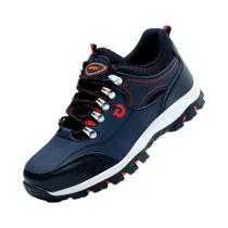 Botas de Trabalho Masculinas com Biqueira de Aço - Sapatos de Segurança à Prova de Punção