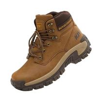 Botas De Trabalho Masculinas De Couro Respirável, Cano Alto, Antiderrapantes, Para Deserto E