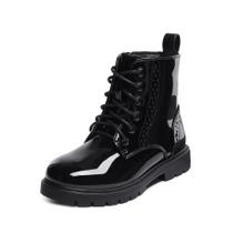 Botas DREAM PAIRS KBO211 Infantil Pretas Tamanho 7 para Crianças Pequenas