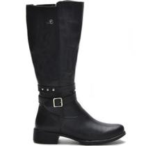 Botas Femininas Cano Alto Montaria 2002/01 Preto