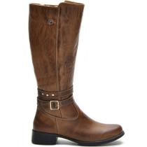 Botas Femininas Cano Alto Montaria 2002/03 Caramelo