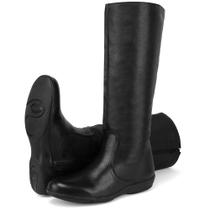 Botas Femininas Cano Longo Couro Legítimo Confortável Envio Já