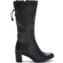 Botas Femininas Cano Médio Salto Grosso 2000/01 Preto