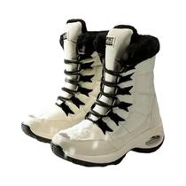 Botas Femininas de Inverno Over the Knee - À Prova d'Água com Forro de Pele e Plataforma