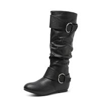 Botas Femininas DREAM PAIRS Cano Alto Pretas Tamanho 39 com Pelo Sintético Botas Femininas DREAM PAIRS Cano Alto Pretas Tamanho 39 com Pelo Sintético