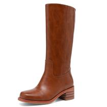 Botas Femininas JOKACEAR - Cano Alto até o Joelho com Salto Grosso