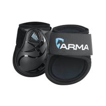 Botas Fetlock Shires Arma Carbon Black em tamanho real