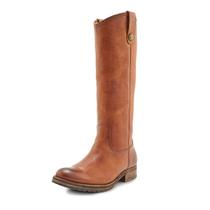 Botas Frye Melissa Double Sole Button Lug Bronze Leather 6.5M