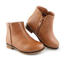 Botas FUPPIA Girls Ankle Boots, bota social, salto baixo, marrom 12