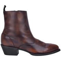 Botas Laredo Fletcher para homens em couro marrom no tornozelo tamanho 9 2E Botas Laredo Fletcher para homens em couro marrom no tornozelo tamanho 9 2E