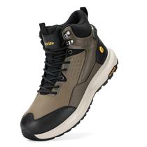 Botas masculinas FitVille Wide para caminhada ortopédica e cinza Botas masculinas FitVille Wide para caminhada ortopédica e cinza