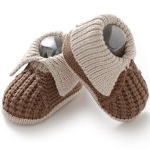 Botas para bebês Neiwech Newborn Hand Kit Sock Shoes Coffee 0-3M