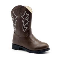 Botas prechentty Cowboy Boys Cowgirl Kids Western Brown (tamanho 3) Botas prechentty Cowboy Boys Cowgirl Kids Western Brown (tamanho 3)
