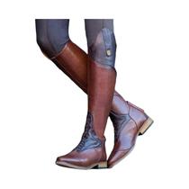 Botas Profissionais De Equitação Em Couro Genuíno Cano Alto Resistentes Ao Desgaste Para Treinamento Botas Profissionais De Equitação Em Couro Genuíno Cano Alto Resistentes Ao Desgaste Para Treinamento