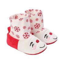 Botas Quentes De Inverno Para Bebês De 0 a 18 Meses, Sapatos Macios De Natal Para Meninos E Meninas,