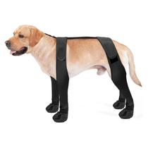 Botas suspensas para cães PetPhindu impermeáveis antiderrapantes pretas Botas suspensas para cães PetPhindu impermeáveis antiderrapantes pretas