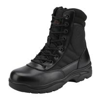Botas Táticas Masculinas de Couro NORTIV 8 com Zíper Lateral Tamanho 10.5W Botas Táticas Masculinas de Couro NORTIV 8 com Zíper Lateral Tamanho 10.5W