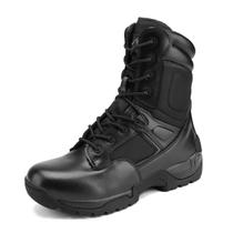 Botas Táticas Militares de Couro NORTIV 8 com Zíper Lateral Tamanho 12