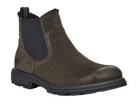 Botas UGG Biltmore Chelsea para homens em camurça verde-oliva escura tamanho 10