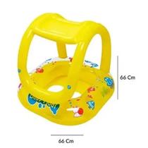 Bote Boia Bebê Assento Cobertura Piscina Infantil