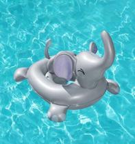 Bote Boia Inflável Infantil Elefantinho c/ Som 96,5 cm x 84 cm Bestway 34152