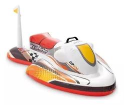 Bote Boia Jet Ski Inflavel Infantil Piscina Mar Intex 57520