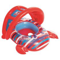Bote Infantil Boia Inflável Sapinhos Cobertura Piscina Bel Bote Infantil Boia Inflável Sapinhos Cobertura Piscina Bel