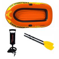 Bote Inflável Infantil Barco Explorer 300 até 186kg Intex