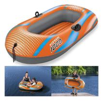 Bote Inflável Piscina 155cm Kondor 1000 Infantil 55kg Verão Laranja