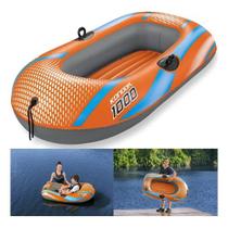 Bote Inflável Piscina 155cm Kondor 1000 Infantil 55kg Verão Laranja