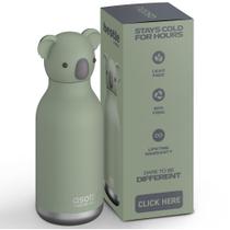 Botella Asobu Bestie 470ml de Acero Inoxidable con Popote Diseño Koala Botella Asobu Bestie 470ml de Acero Inoxidable con Popote Diseño Koala