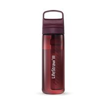 Botella con Filtro de Agua LifeStraw Go Serie 650ml Merlot Botella con Filtro de Agua LifeStraw Go Serie 650ml Merlot