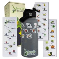 Botella de Agua para Embarazo "Bump Up The Jam" 950 ml con Rastreador Botella de Agua para Embarazo "Bump Up The Jam" 950 ml con Rastreador
