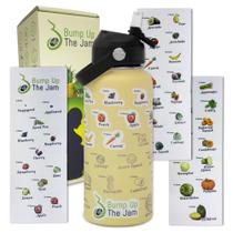 Botella para Bebé "Bump Up The Jam" de Acero Inoxidable de 32 oz con Seguimiento