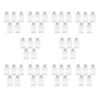 Botellas de almacenamiento TRENDBOX transparentes de PET 100 mL con tapa roscada x50