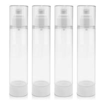 Botellas de viaje TRENDBOX 120 mL con bomba aspiradora sin aire, paquete de 4