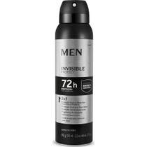Boticário antitranspirante aerosol jato seco men invisible protect 90g