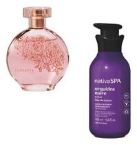 Boticário Presente Natal Floratta Rose + Hidratante Nativa Spa